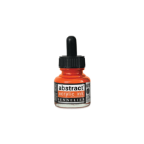Encre Acrylique en flacon - ton rouge de cadmium orange - Sennelier