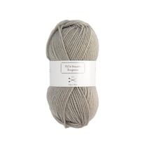 Pelote de fil à tricoter - gris - Fil de 85m - compatible avec aiguille 3,5mm