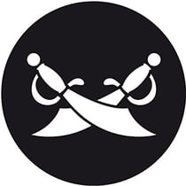 Funny cuisine - Pochoir pour gâteau rond Pirates
