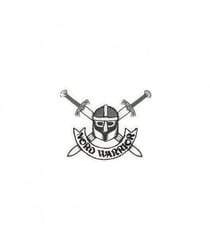Ecussons Thermocollant Viking 5 X 5 cm - Mediac North Warrior noir