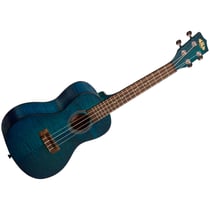 Blue Exotic Mahogany Concert Kala
