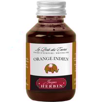 Encre pour stylos plume - Calligraphie - Orange indien - Herbin - Flacon 100ml