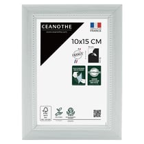 Cadre photo Perle gris clair 10x15 cm