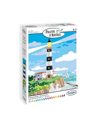 Palette d'Artiste Sentosphère - Le Phare - Papier, Peinture, Acrylique - Multicolore