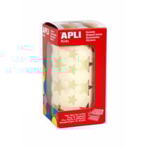 Gommettes rouleau Étoile Doré métallisé x 2 360