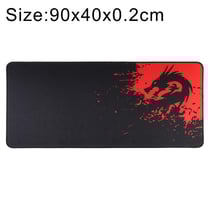 Tapis De Souris Antidérapant Bleu Grande Taille Durable Pour Jeux 90x40cm Rouge YONIS