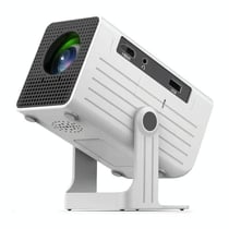 Mini Vidéoprojecteur Android 11 1280x720P WiFi Bluetooth Compact et Portable Blanc YONIS