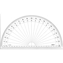 Graphoplex - Rapporteur 1/2 cercle grades Ø 25 cm