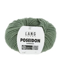Pelote de laine Vierge Poseidon - Lang Yarns 91 Vert