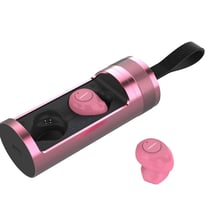 Ecouteurs Bluetooth Rose Gold Sans Fil Avec Boîtier De Charge Stéréo V5.0 Rose YONIS