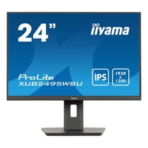 iiyama ProLite XUB2495WSU B7 écran plat de PC 61 cm (24) 1920 x 1200 pixels 4K Ultra HD LED Noir