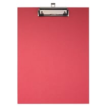 Porte-bloc papier enduit - Format 23x32cm pour A4 - Rouge - x 10 - Exacompta