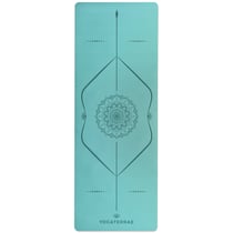 Tapis de Yoga Vert Antidérapant PU-Caoutchouc naturel Éco-Responsable MANDALA Premium 183x68x0,4cm