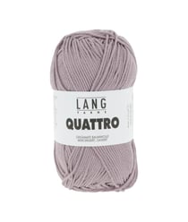 Fil à tricoter 100% coton QUATTRO - Lang Yarns 248 Violet