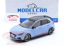 Modèle réduit - MCG - i30N 2022 - Bleu clair - 1/18 - Métal