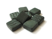 Mosaique en pâte de verre Mat Noir 500g