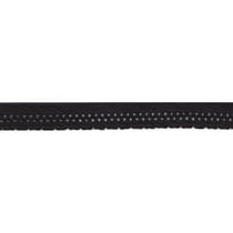 Bobine 25m élastique lingerie 13mm Noir 13mm