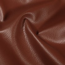 Simili cuir d'ameublement uni Marron - Par 50 cm