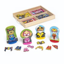 Puzzle Magnétique La Pat' Patrouille Melissa & Doug - 4 Figurines a Habiller - SPIN MASTER - A par de 3 ans