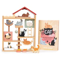 Hôtel Pour Chats - Tender Leaf - Bois - 19 x 5 x 20,3 cm