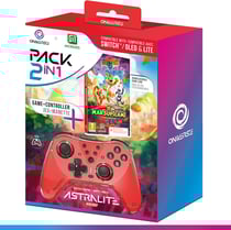 Oniverse Pack 2 en 1 Manette Switch sans fil Astralite Rouge + Jeu Marsupilami (Code téléchargement)
