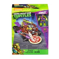 Buggy a pizza de donatello - tortues ninja - mega bloks - dmx37 - jeu de construction