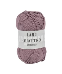 Fil à tricoter 100% coton QUATTRO - Lang Yarns 48 Violet