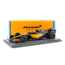 Voiture Miniature de Collection - SPARK - MCLAREN MCL36 - Miami GP 2022 - Orange / Bleu / Noir