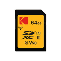 Carte Mémoire SD 64Go Kodak UHS-II U3 V90 Ultra Pro