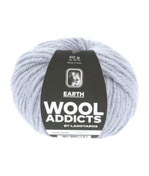 Pelote de Laine et Alpaga à tricoter EARTH - Wool Addicts 0020 Bleu