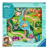 play+, Labyrinthe magnétique en bois - Dans la jungle , 6-36 mois, Premier âge, bébé