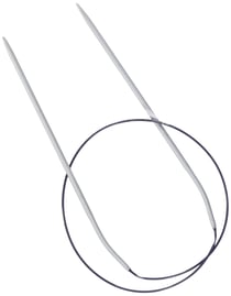 Prym 211232 Aiguilles à tricoter circulaires en aluminium Gris 60 cm 3 mm