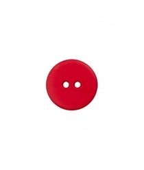 Carte de 2 boutons Polyester Rond 2 trous 25mm - Prym - certifié Oeko-Tex Rouge