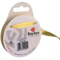 Ruban de satin, 10 mm, rouleau 10 m, or