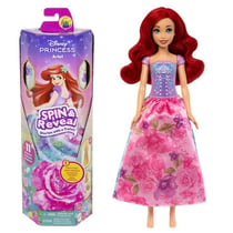 Spin & Reveal Ariel Mattel Poupée es avec 11 surprises HTV88