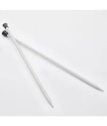 Aiguilles à tricoter en aluminium 40cm "Basix" du N°2,25 au N°9 - Knitpro taille n°6