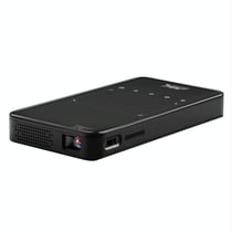 Mini Videoprojecteur 4K Android 9.0 2GB+32GB WiFi 120 Pouces Lumineux 1000-2000 Lumens Noir YONIS