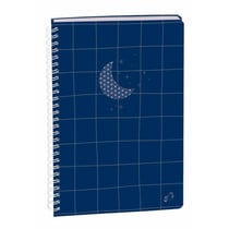CARNET RIGIDE A5 SPIRALE - 192 PAGES Authentik - 15x21 cm