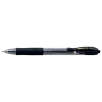 Lot de 12 stylos roller à encre gel G-2 Pilot, pointe large 1 mm, encre noire