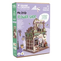 Vitrine bois 3D - Flower shop