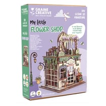 Vitrine bois 3D - Flower shop