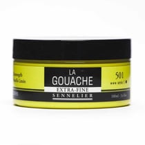 Gouache - Extra-fine - Jaune citron - 501 - Sennelier - Pot de 100ml - Beaux-arts
