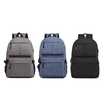 Sac À Dos Ordinateur Multifonction Avec Port USB Pour 15.6 Pouces Noir Bleu YONIS