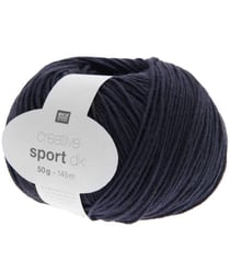 Coton à tricoter CREATIVE SPORT DK - Rico Design 033 Bleu marine