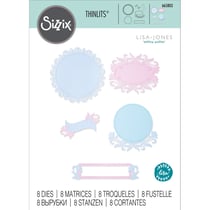 Matrices de découpe Sizzix Thinlits - Flourish Frames - par Lisa Jones