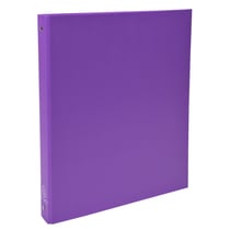 Classeur rembordé polypropylène 4 anneaux 30mm - A4 - Violet - x 20 - Exacompta