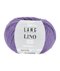Pelote de lin à tricoter Lino - Lang Yarns 146 Violet