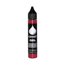 Gel polymère - Pâte à modeler - Liquide - À cuire - Rouge - 30ml - Cernit