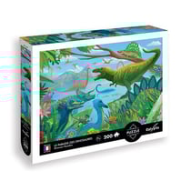 puzzle 200 pièces le paradis des dinosaures