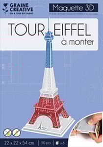 Maquette 3D Mousse Tour Eiffel